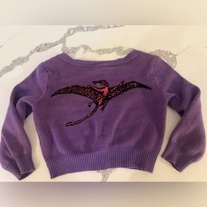 Betsey Johnson Pterodactyl cardigan size M